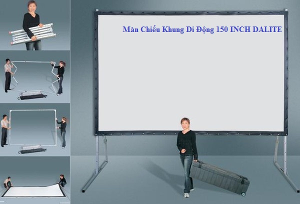 Màn Chiếu Khung Chiếu Trước - Sau 150 INCH - Mã FR150