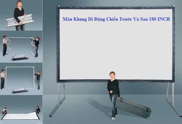 Màn Chiếu Khung Chiếu Trước - Sau 180 INCH - Mã FR180