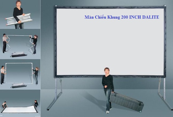 Màn Chiếu Khung Chiếu Trước Sau 200 INCH - FR200